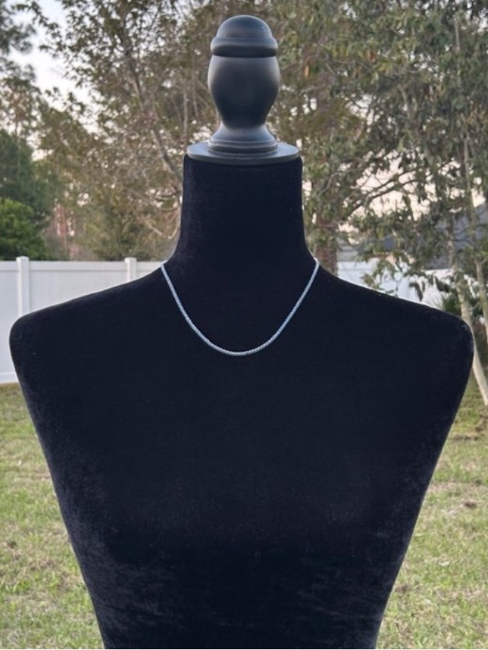 New necklace, blue